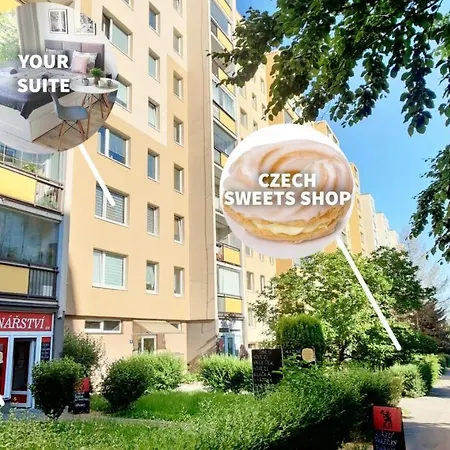 King Size Sunny 19 Minutes To Center Lejlighed Prag